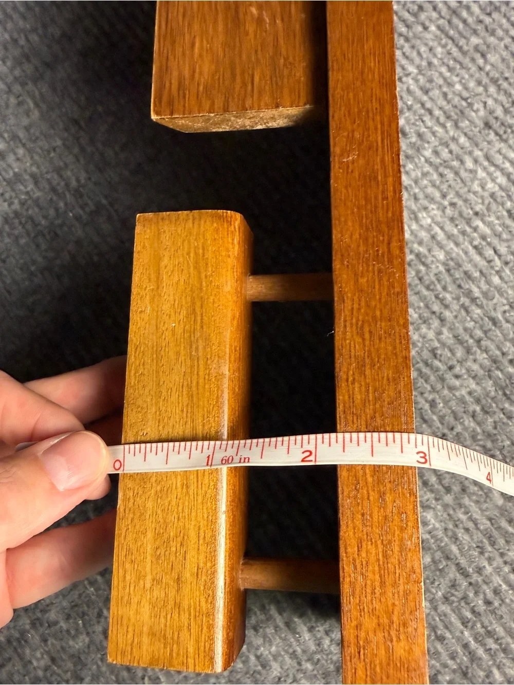 Vintage Mid-Century Wooden Valet Tray, Dresser, or Desk Organizer Tray